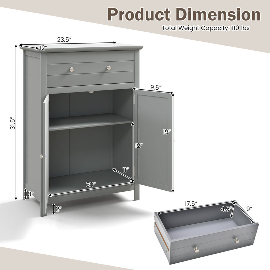 Agassi Freestanding Bathroom Cabinet