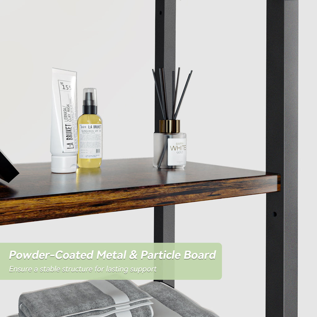 Agassiz Metal Adjustable Freestanding Over The Toilet Storage