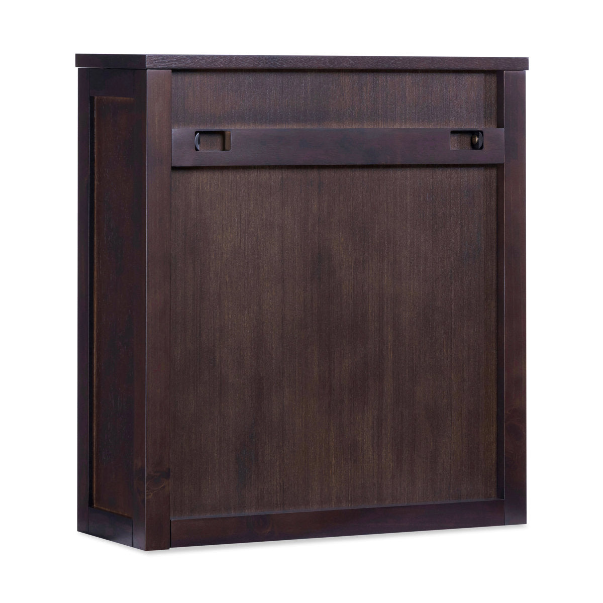 Ameer Modern Boho Over-the-Toilet Storage Wall Cabinet with 2 Rattan Inlay Doors, Adjustable Shelves & Solid Wood