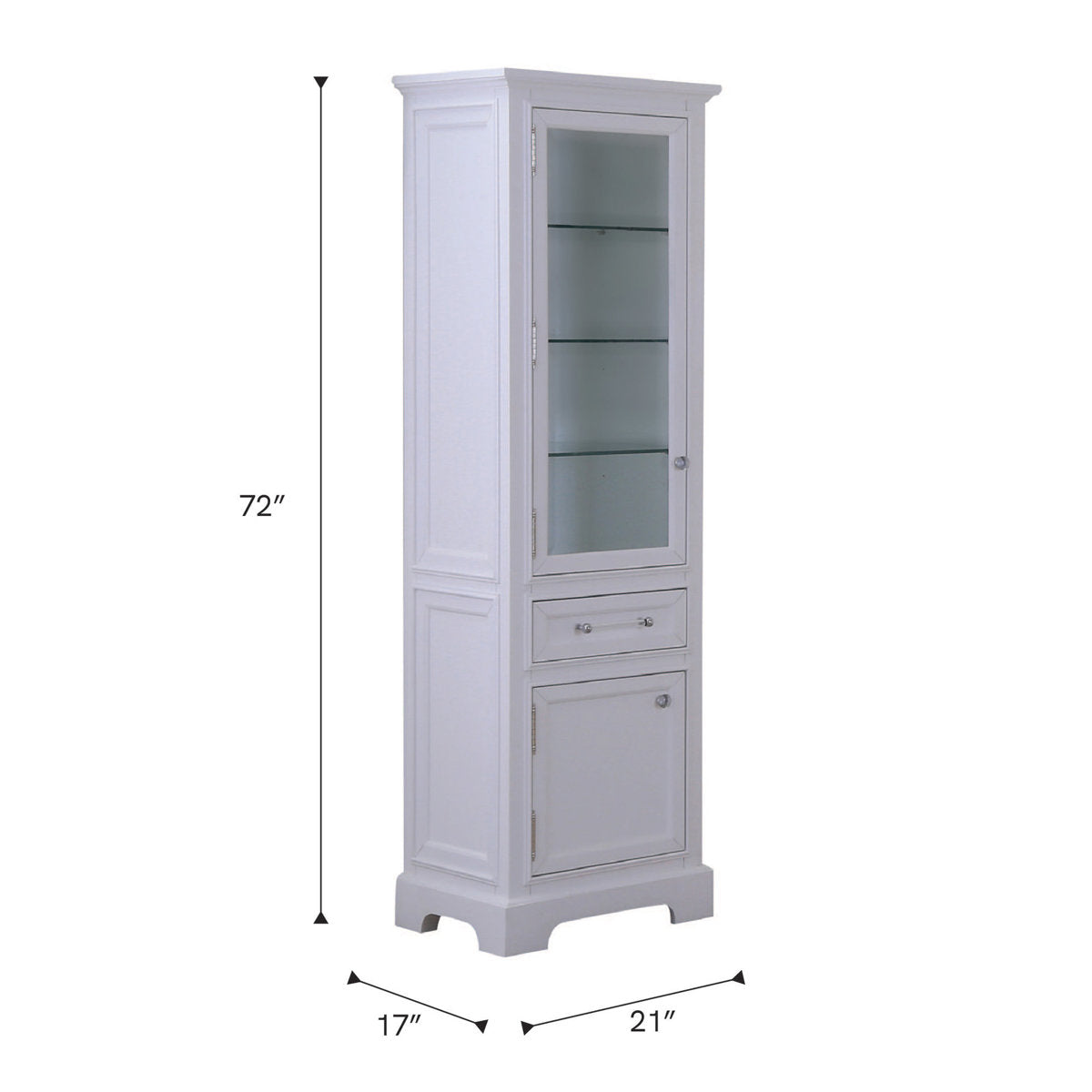 Anchita Freestanding Linen Cabinet