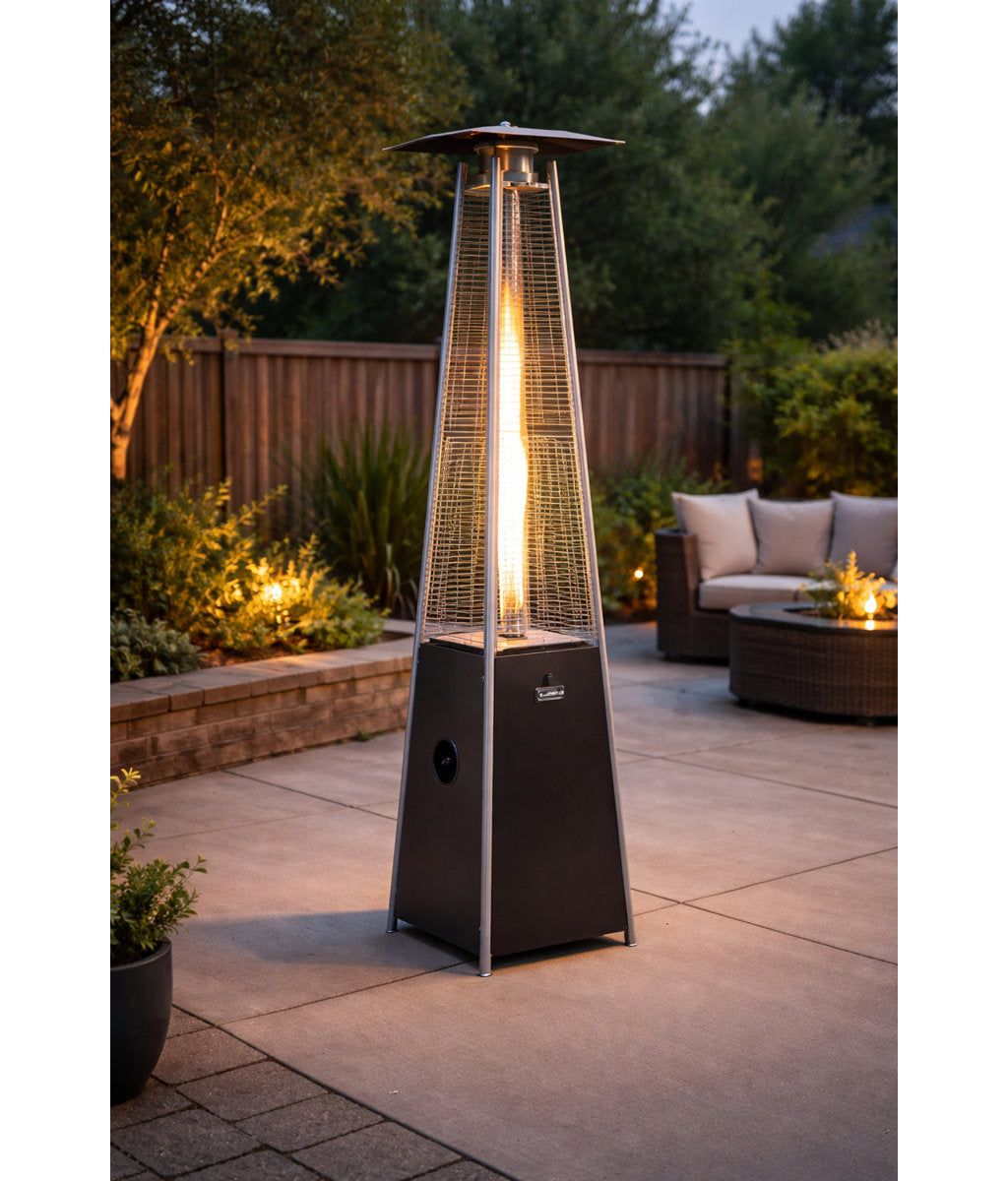 Apex Flame Outdoor Flame Heater, Mocha