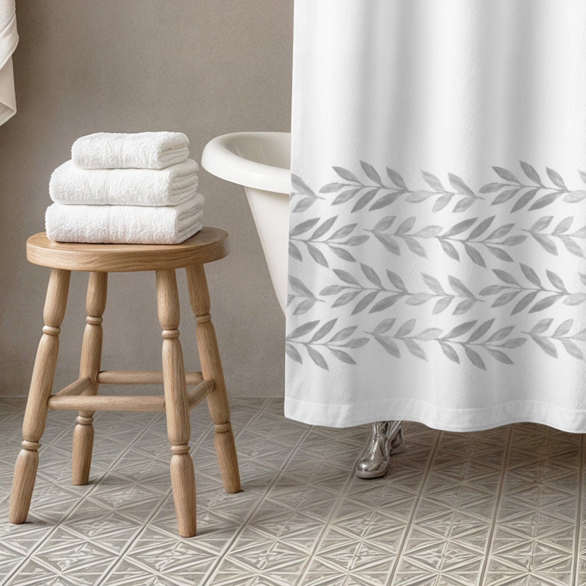 Arazeli Floral Shower Curtain