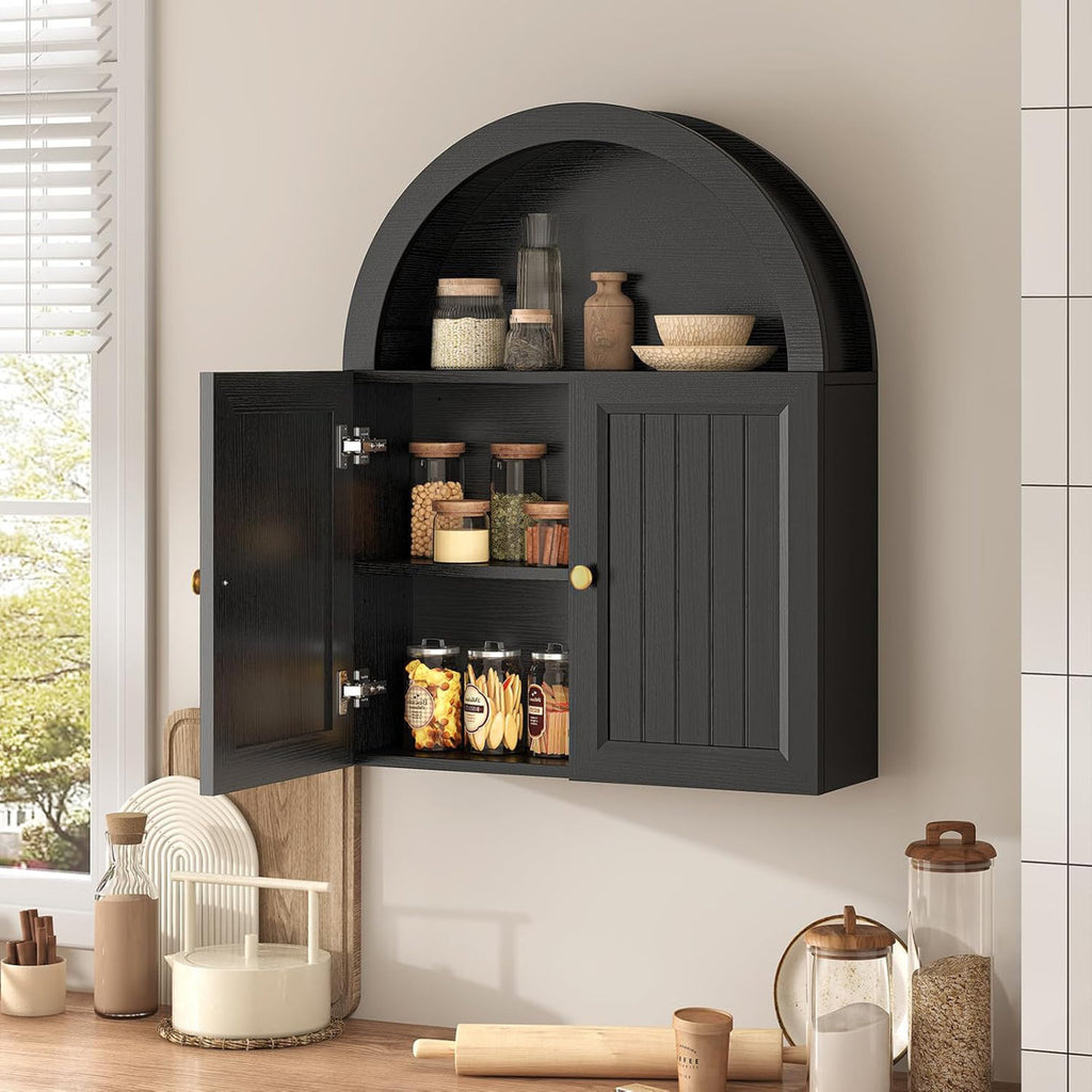 Arched Bathroom Wall Cabinet