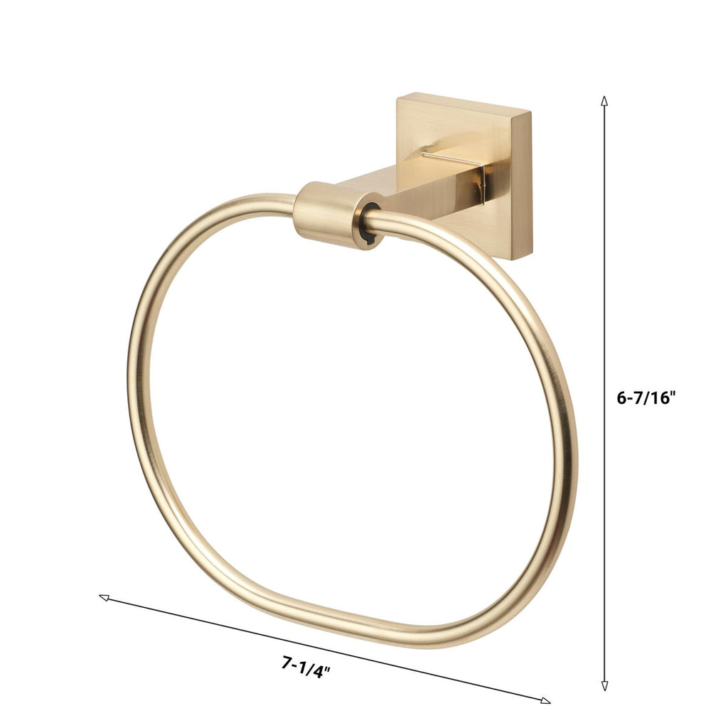 Avalon Towel Ring Hardware Accessory 9040-SQ-CHPG-1