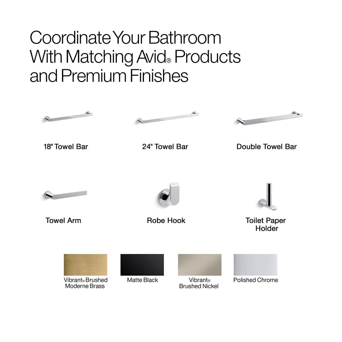 Avid Towel Bar K-97495-2MB