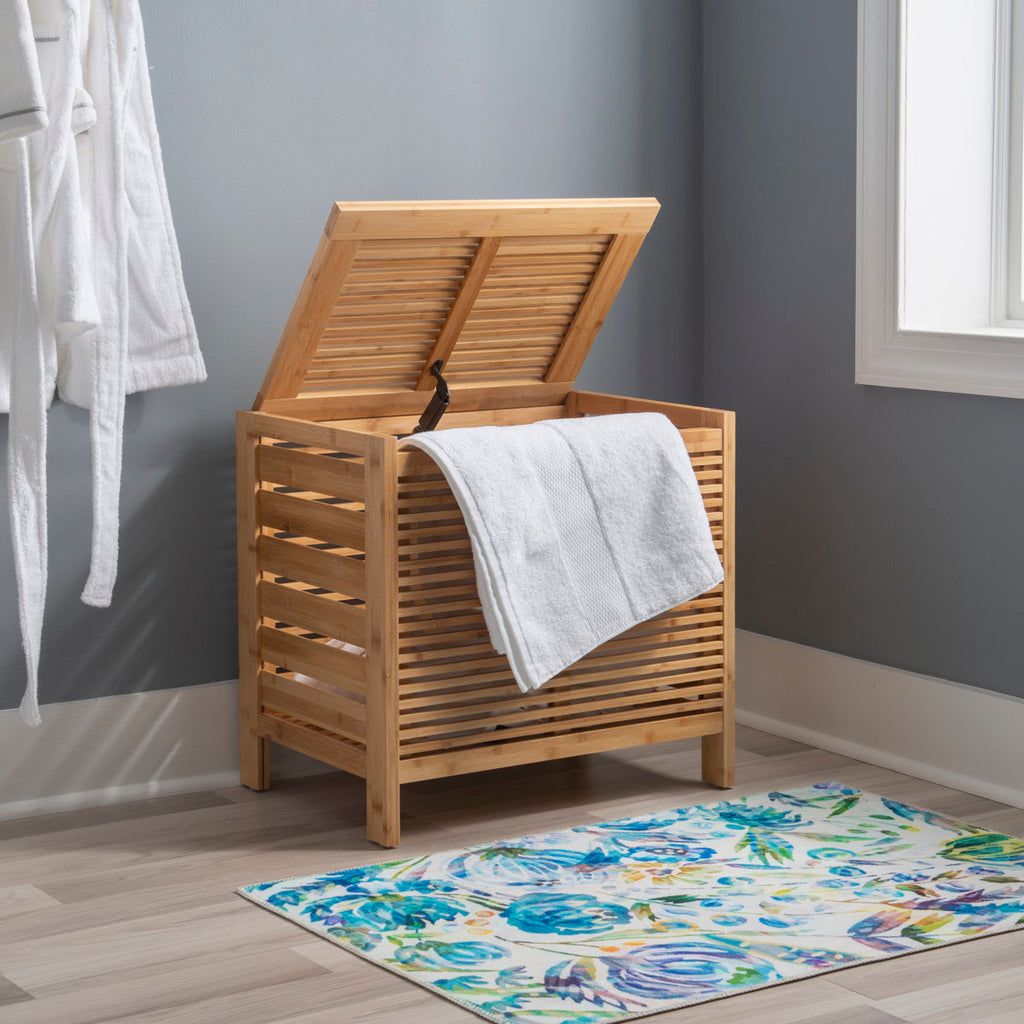 Ayden Solid Bamboo Wood Hamper