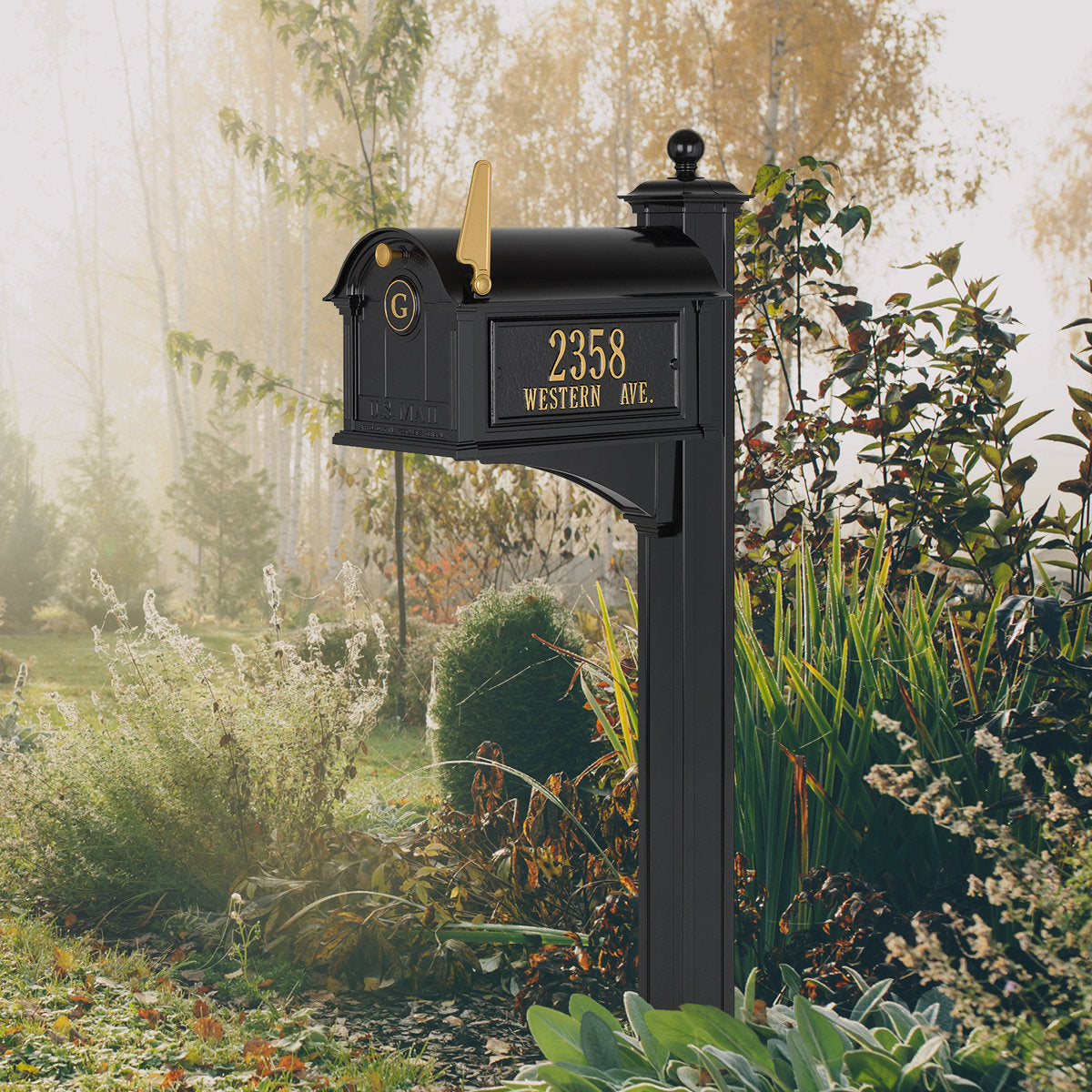 Balmoral Post Mounted Mailbox