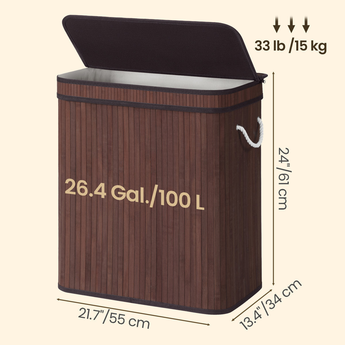 Bamboo Laundry Basket