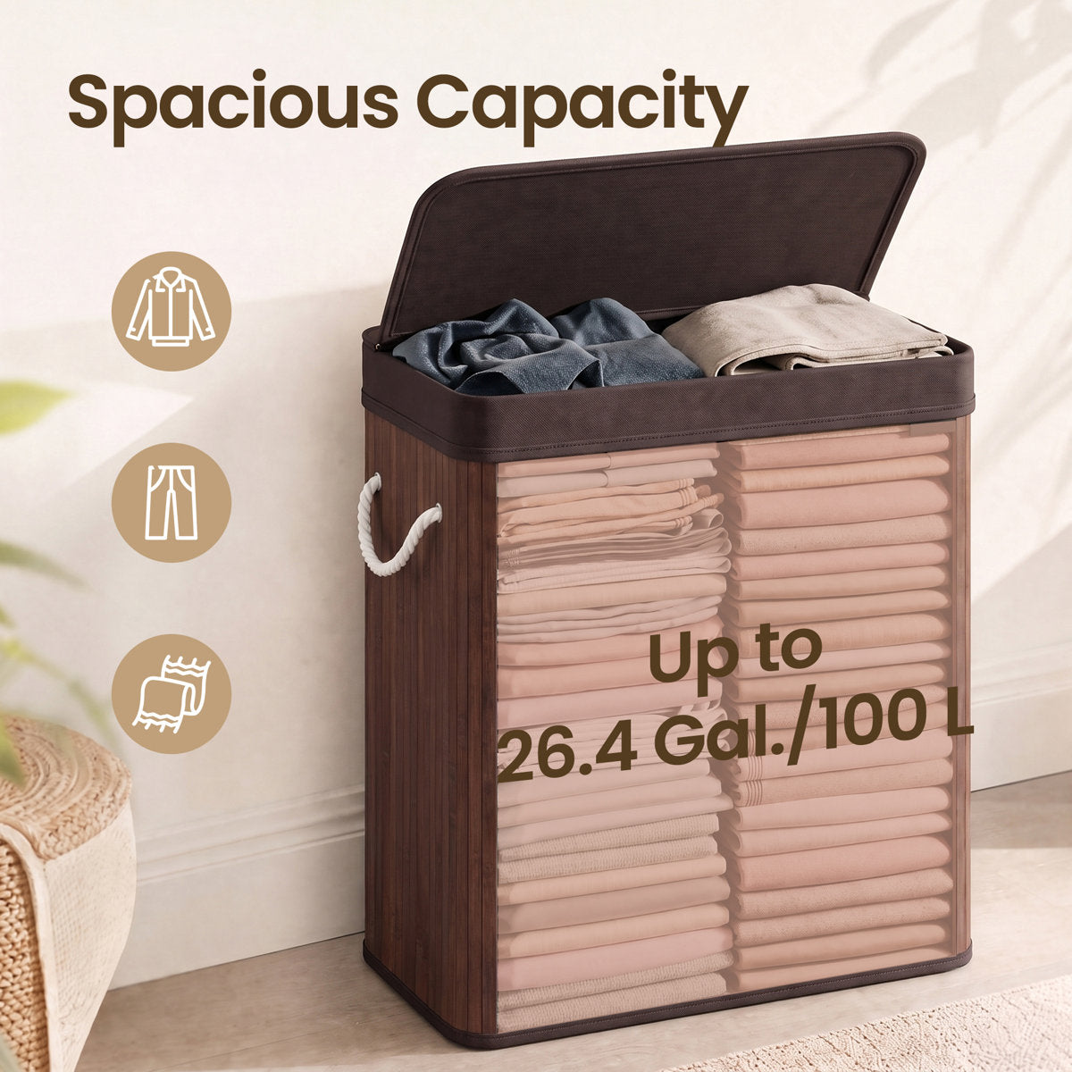 Bamboo Laundry Basket