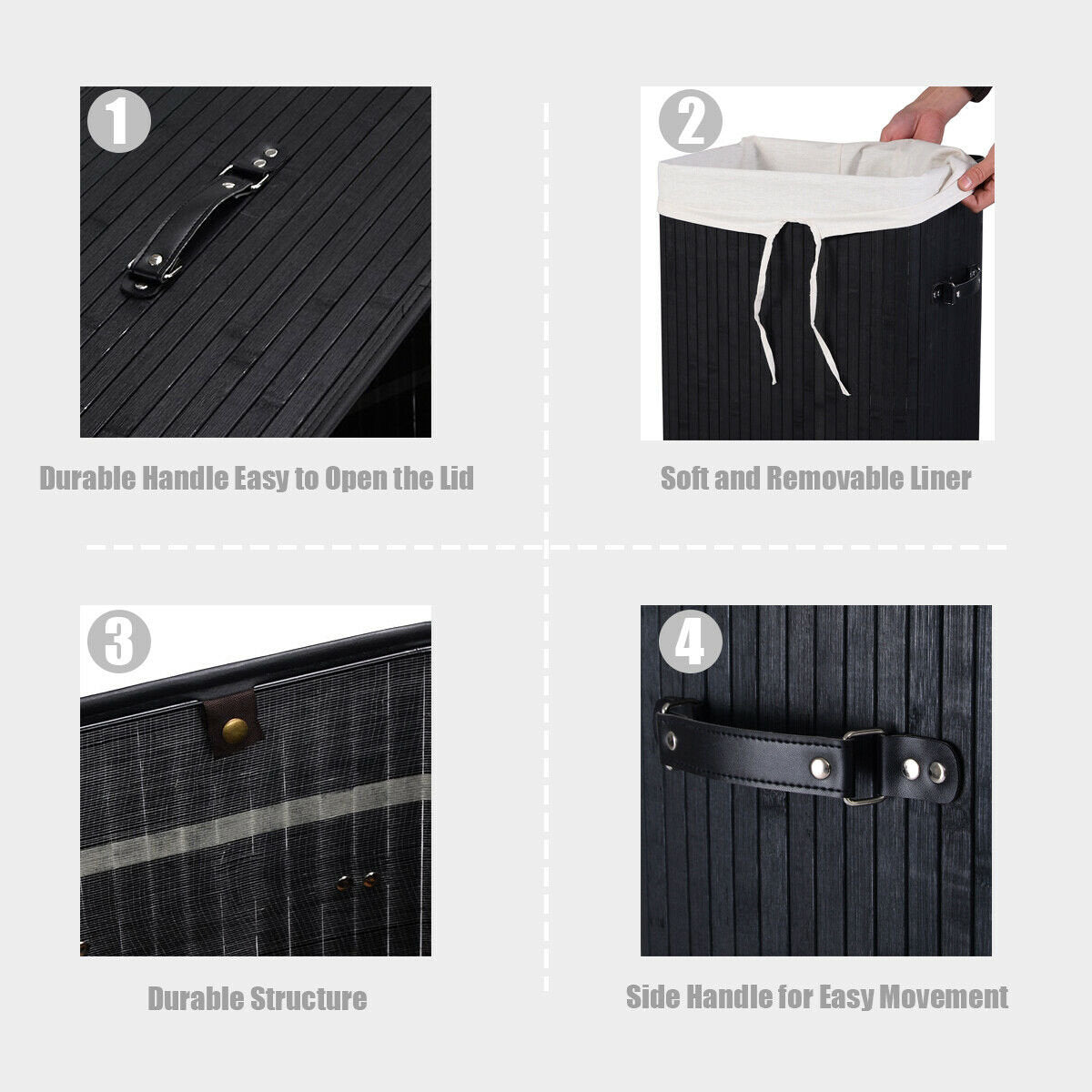 Bamboo Laundry Hamper