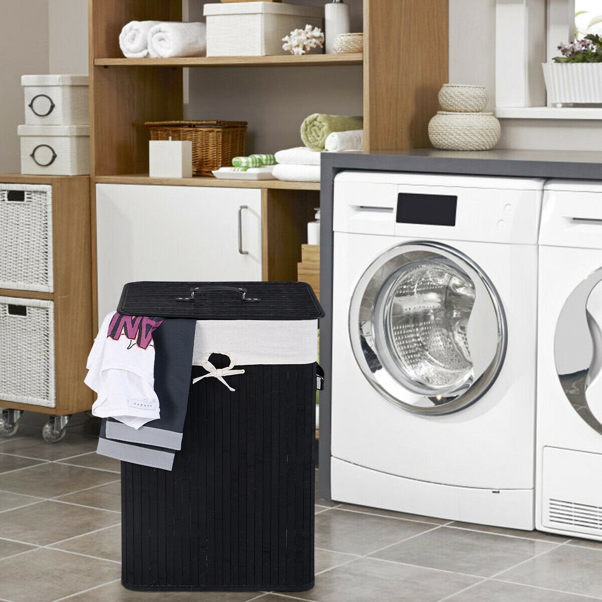 Bamboo Laundry Hamper