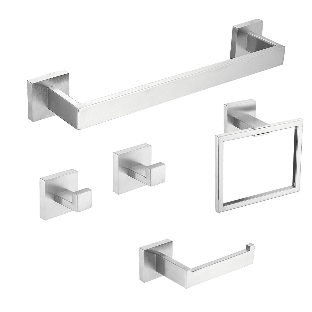 Bathroom Hardware Set T-0707-Nickel