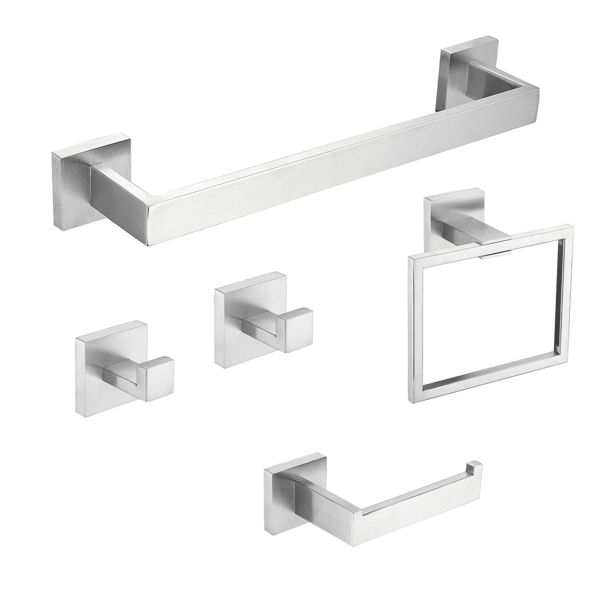 Bathroom Hardware Set T-0707-Nickel