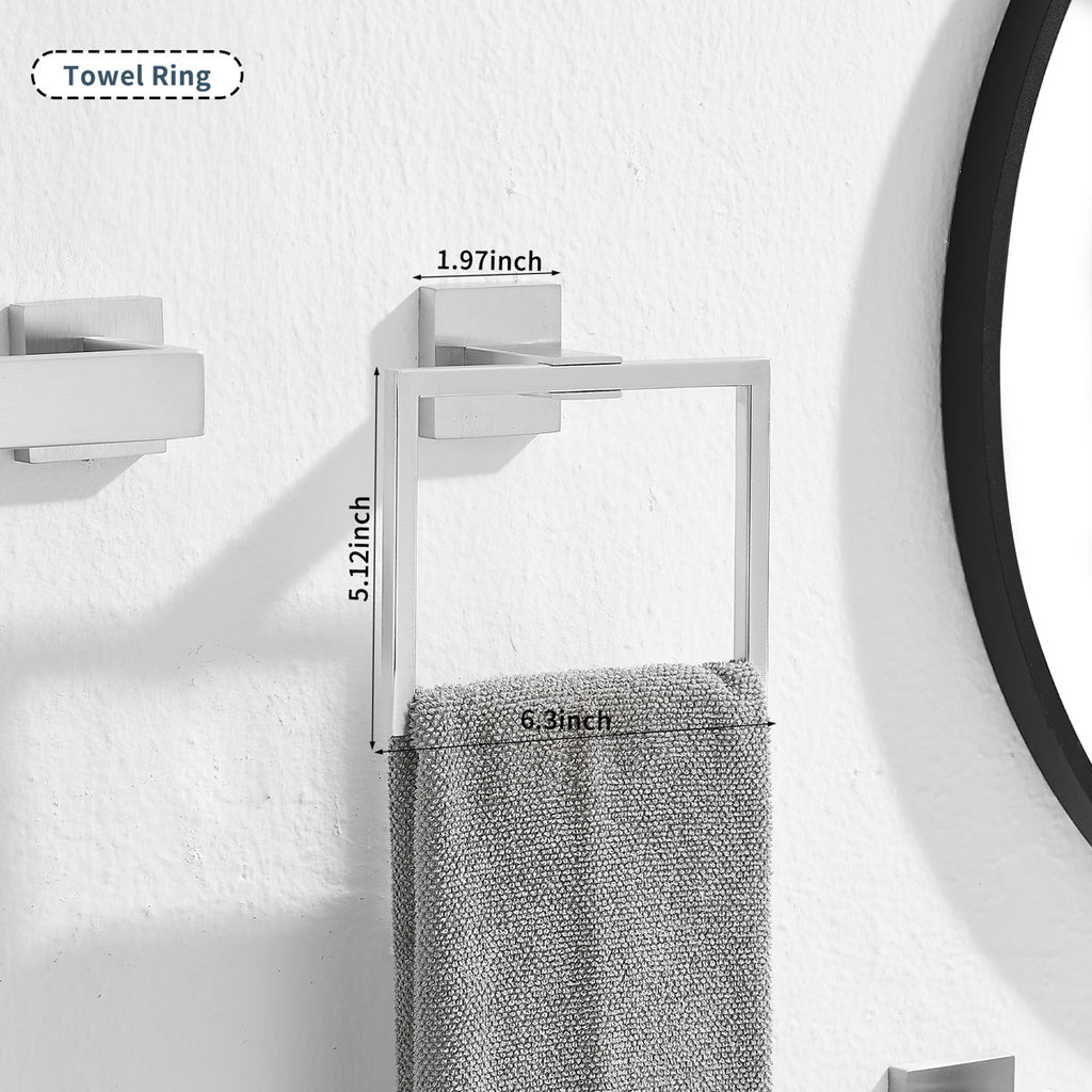 Bathroom Hardware Set T-0707-Nickel