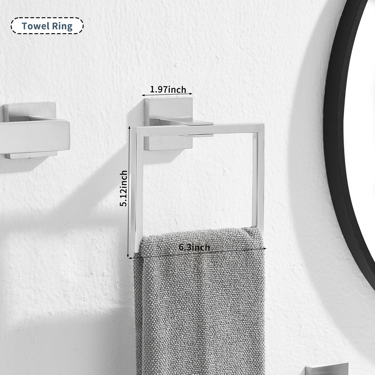 Bathroom Hardware Set T-0707-Nickel