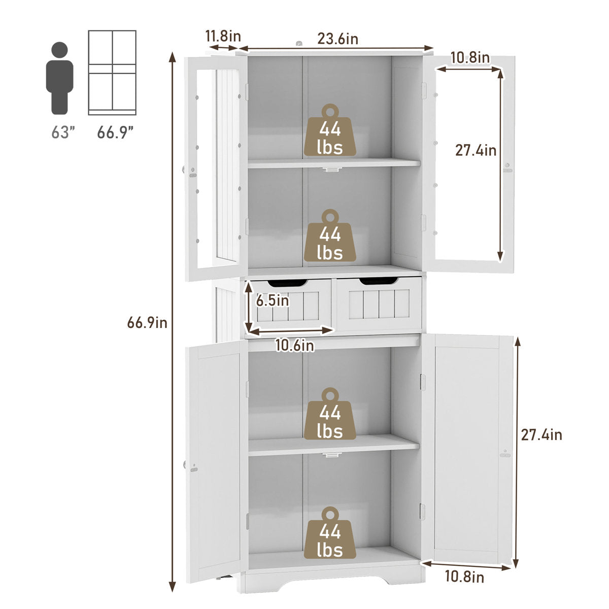 Bathroom Storage Cabinet