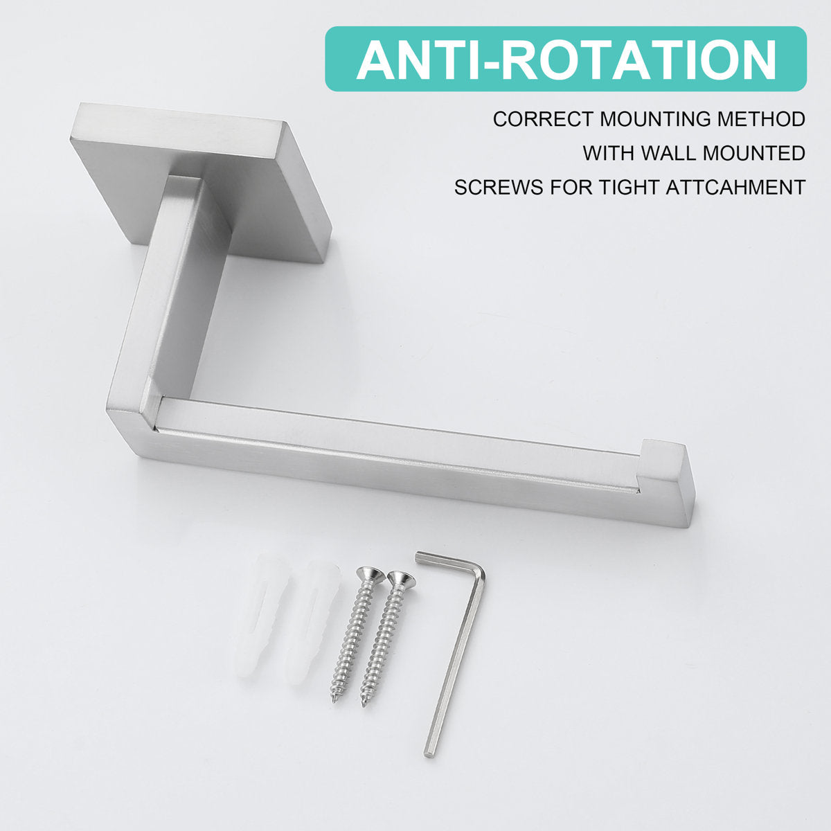 Bathroom Toilet Paper Holder Wall Mount Q702-BR