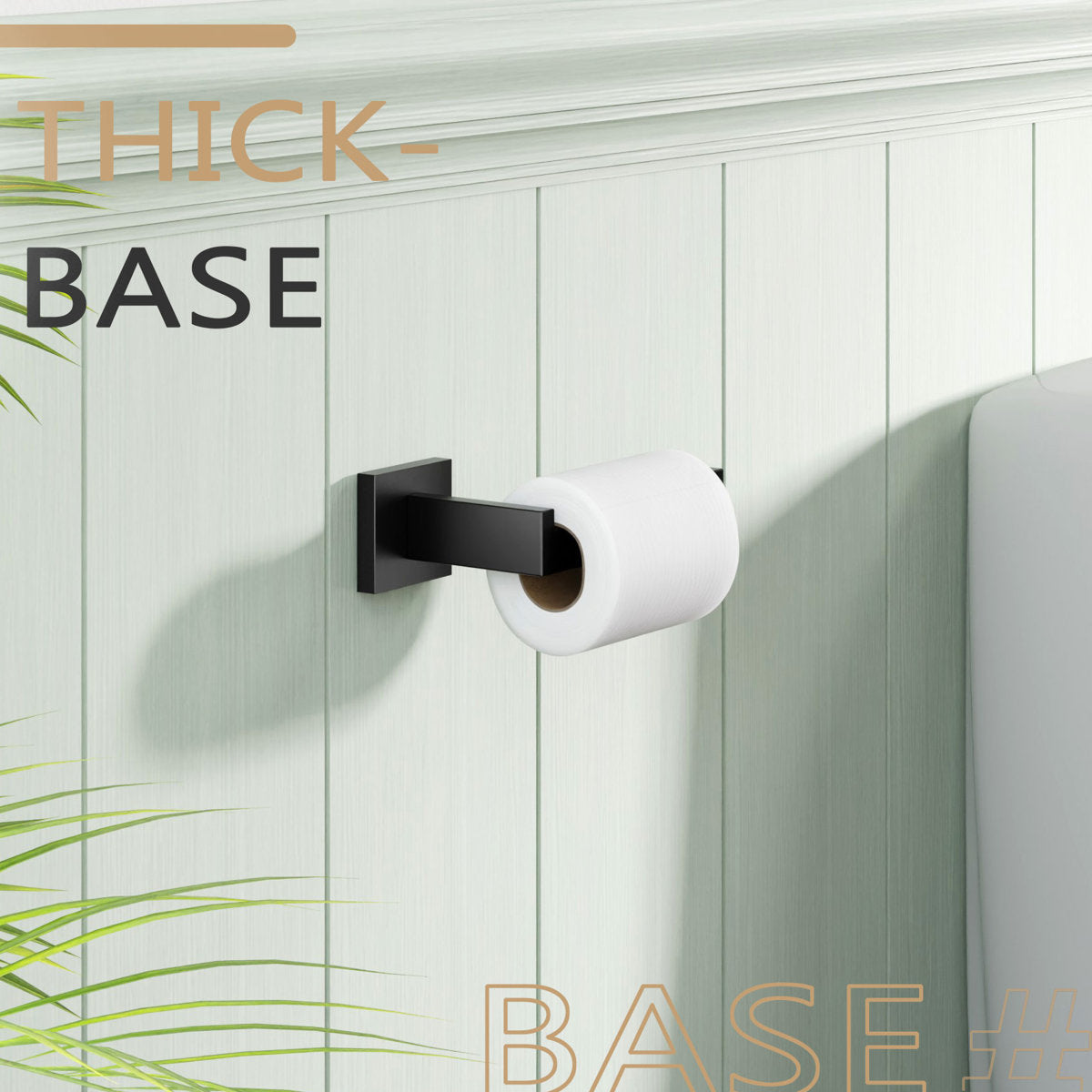 Bathroom Toilet Paper Holder Wall Mount B2003BK
