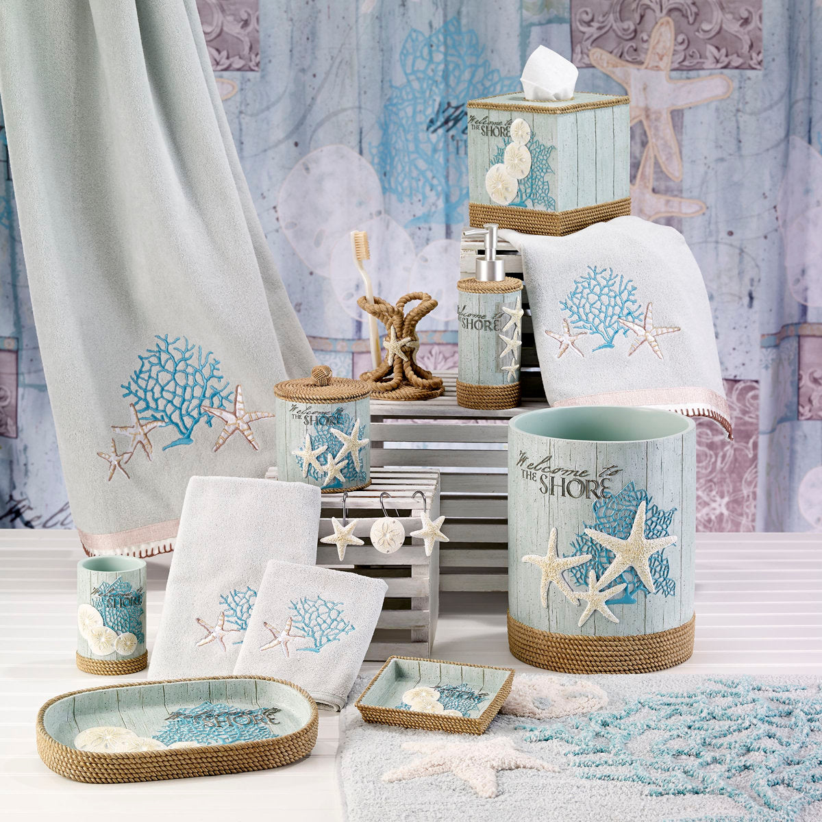 Beachcomber Bath Storage Jar
