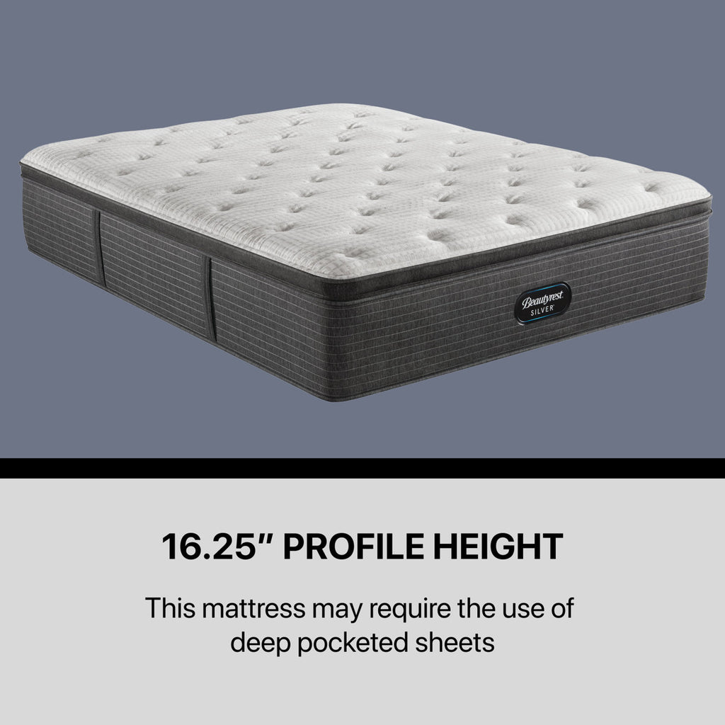 Beautyrest Silver BRS900-C Plush Pillow Top 16.25" Innerspring Mattress