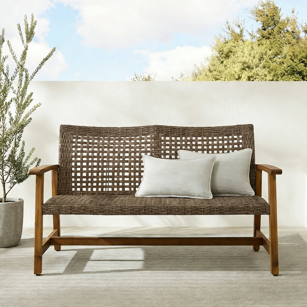 Bedingfield Wide Outdoor Loveseat