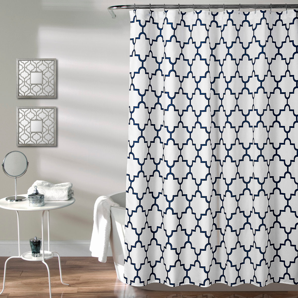 Bellagio Geometric Shower Curtain