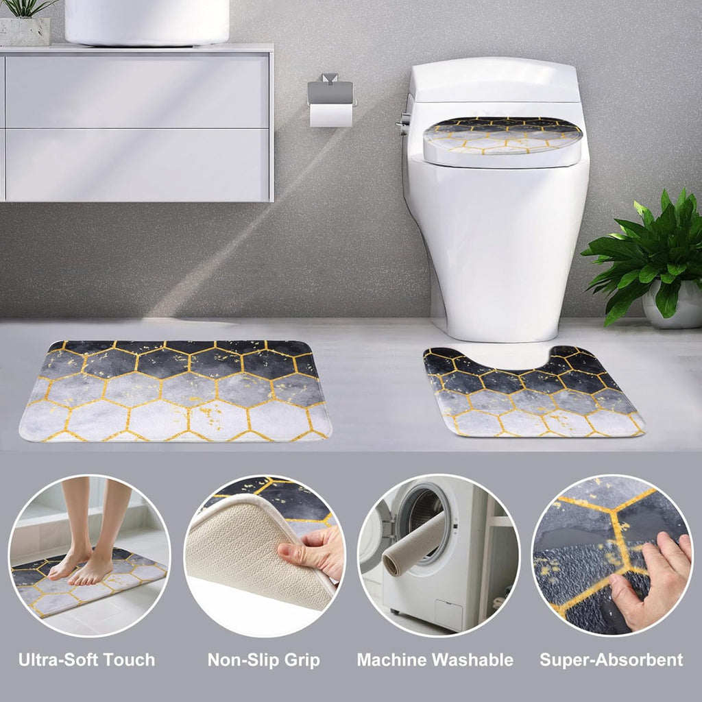 Black Bathroom Set