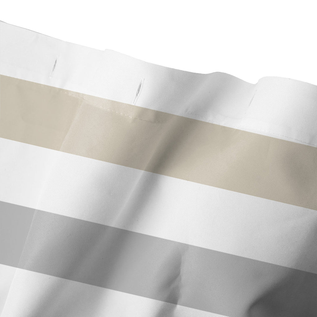 Boucher Striped Single Shower Curtain