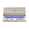 BroilChef 32-inch Built-in  Steel 4+1RL-Burner Outdoor Kitchen Island BBQ Propane Grill with Infrared Rear Burner Oven 304 High-Grade Stainless Steel, 4 Main Burners+1 Infrared Rear Burner with Rear Burner BCP-500S