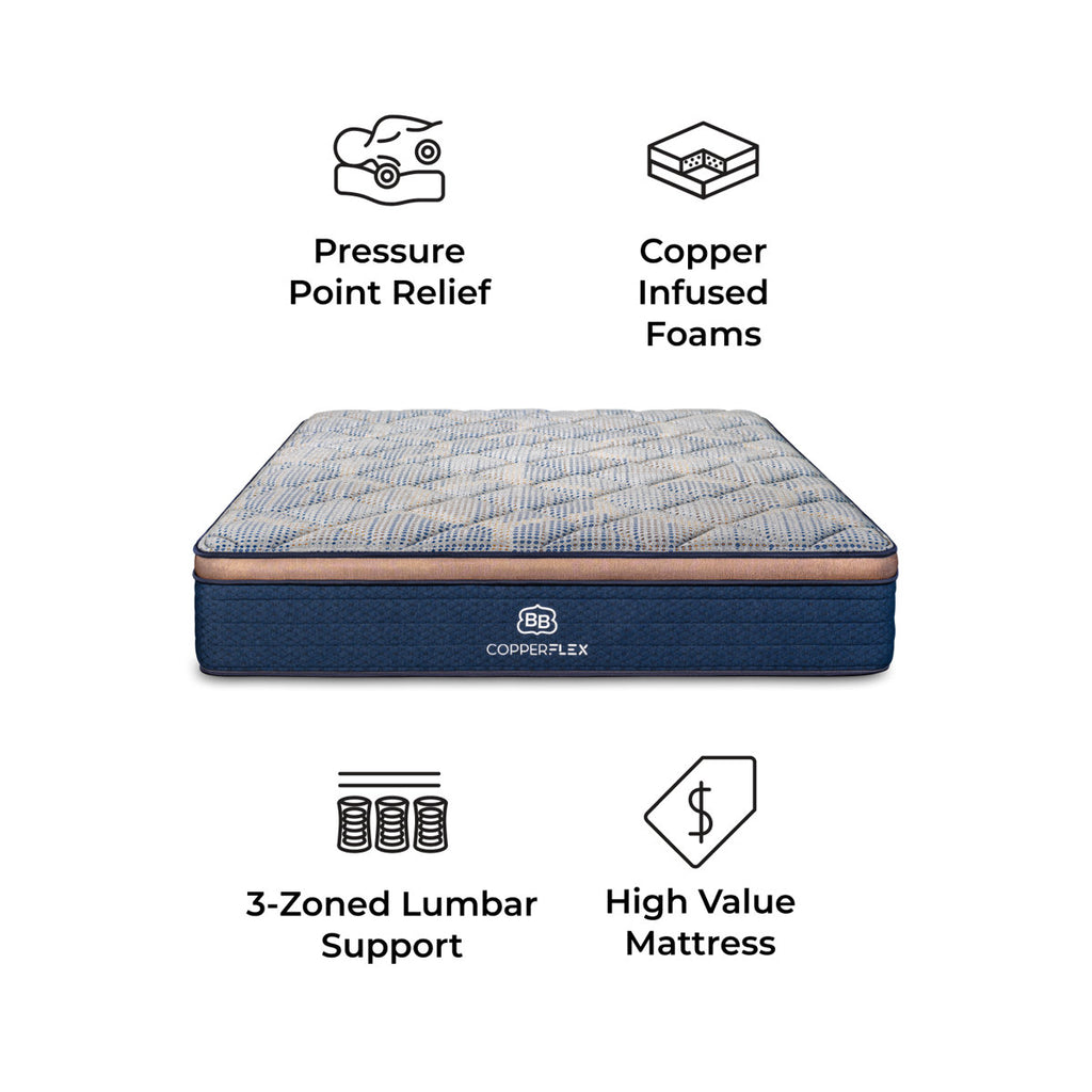 Brooklyn Bedding Copperflex 12" Hybrid Mattress