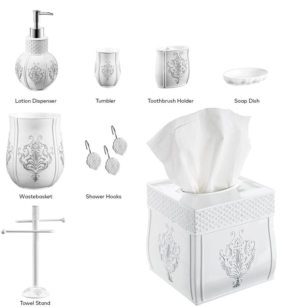 Brushed Nickel Bathroom Accessory Set