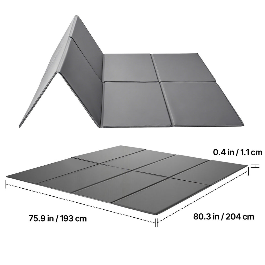 Bunkie Board, King Size 80.3 x 75.9 in, Foldable Bed Board Under Mattress with Hook-and-Loop Straps, PP Core with 600D Oxford Fabric, Anti-Sag for Metal Frames, Bunk Beds, and Sleeper Sofas