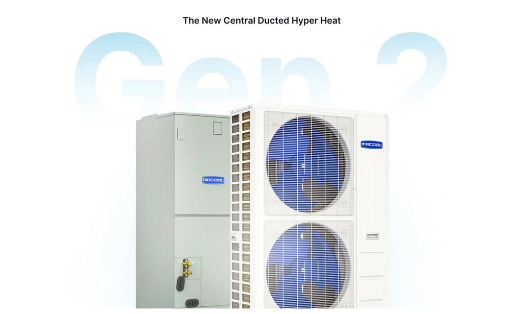 MRCOOL Hyper Heat 3 Ton 36,000 BTU 17.4 SEER2 Central Ducted Heat Pump Split System - 2nd Gen