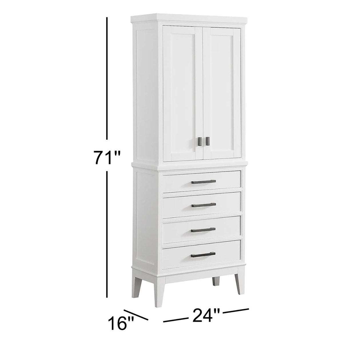Charley Freestanding Linen Cabinet