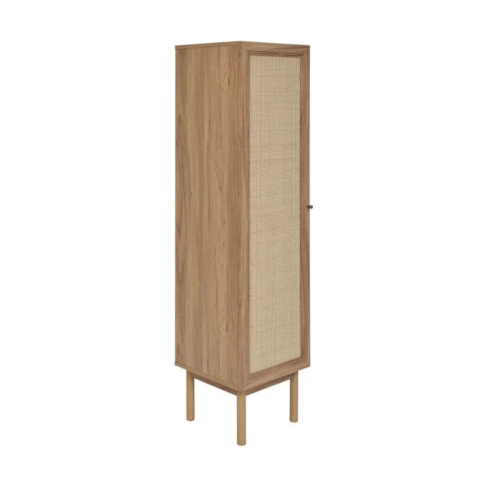 Classe 15.5 x 15 x 60 Freestanding Linen Cabinet in Toppan Oak