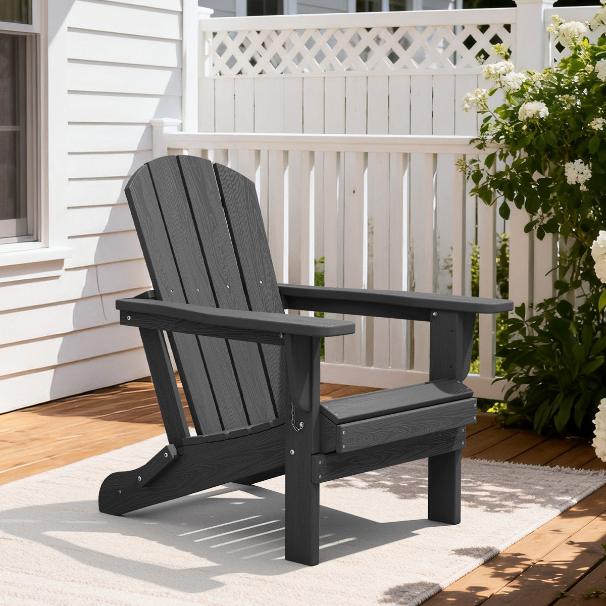 Clitheroe Foldable HDPE Adirondack Chair