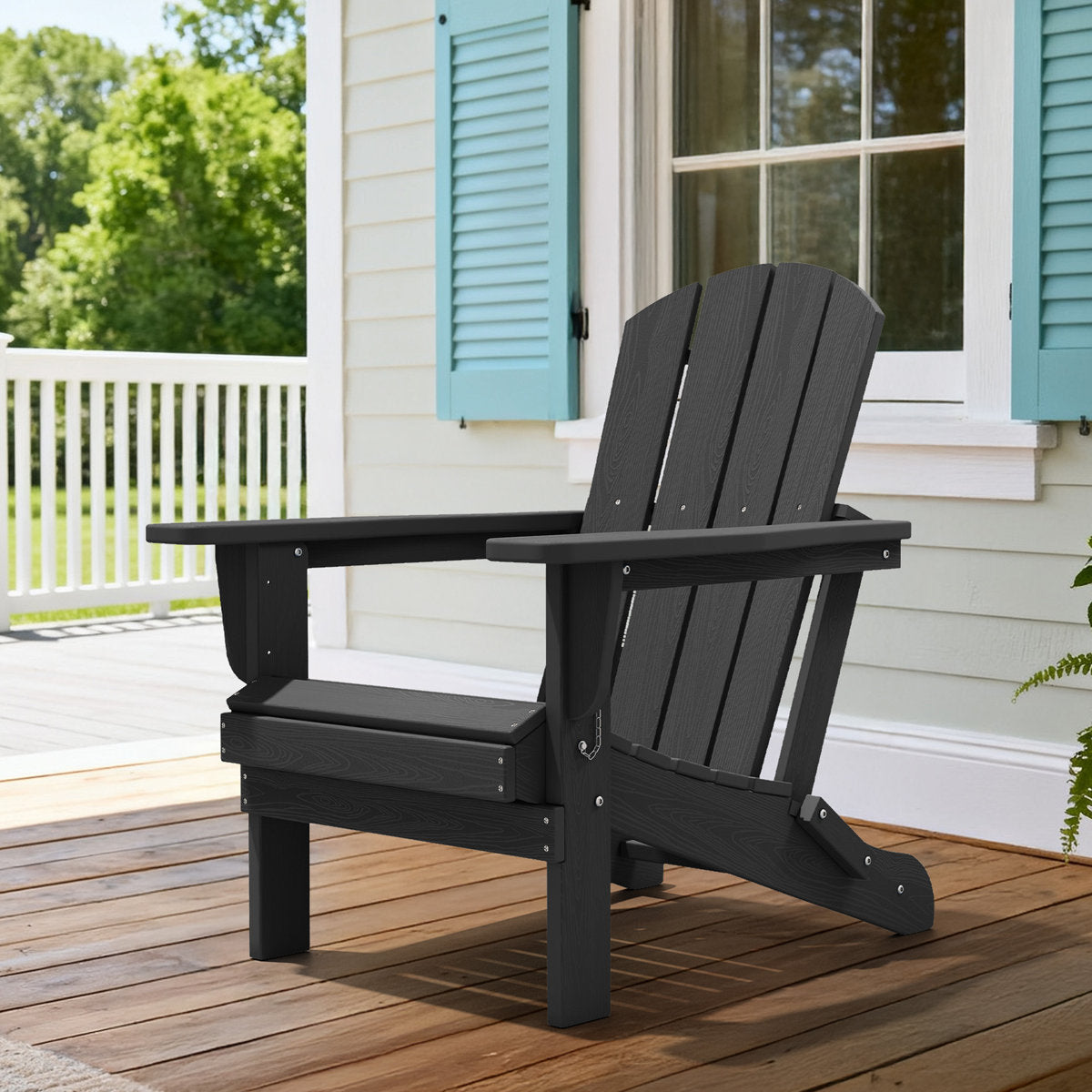 Clitheroe Foldable HDPE Adirondack Chair