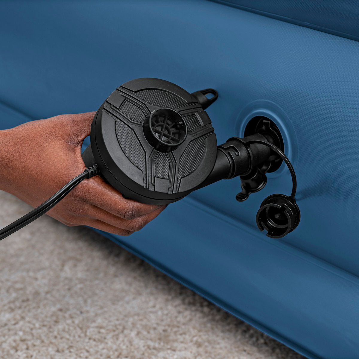Coleman: SupportRest Plus: 16" Airbed - Handheld A/C Pump, Double-High Inflatable Mattress, Storage Bag, Water-Resistant PVC, Indoor-Outdoor