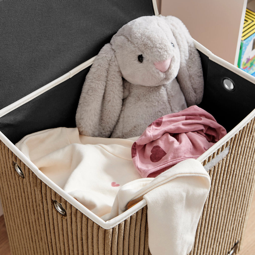 Collapsible Laundry Hamper with Lid