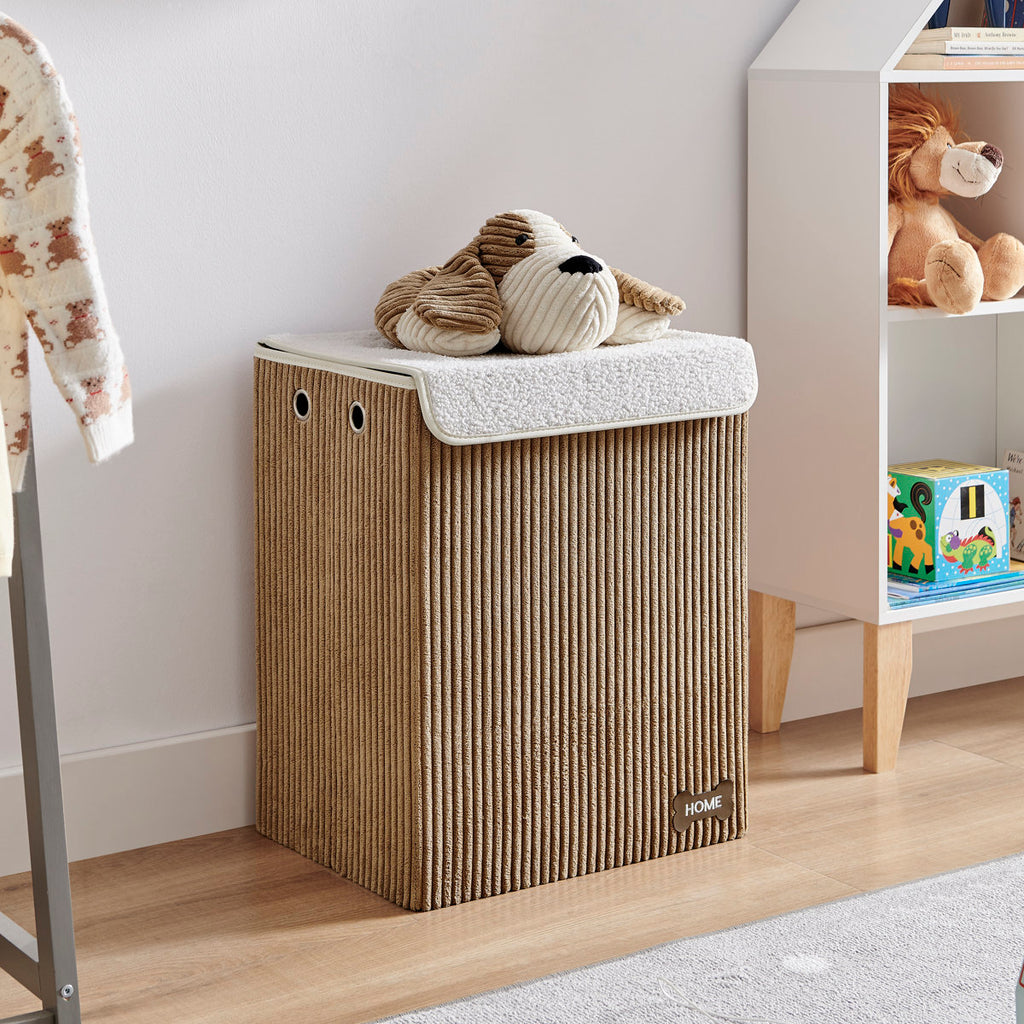 Collapsible Laundry Hamper with Lid