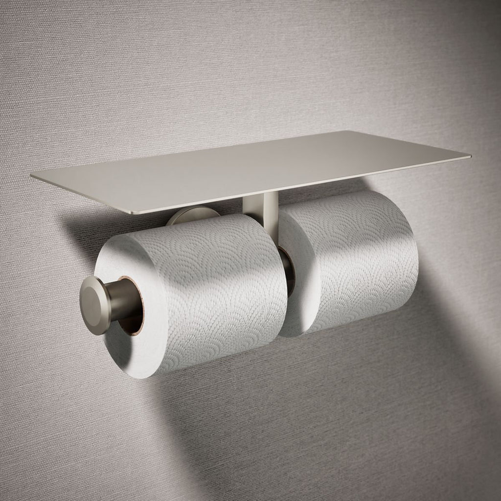 Components Covered Double Toilet Tissue Holder K-78384-BN