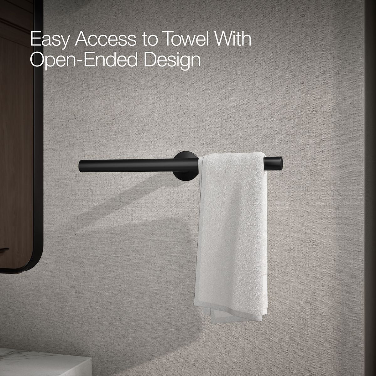 Components Double Towel Arm K-78379-BL