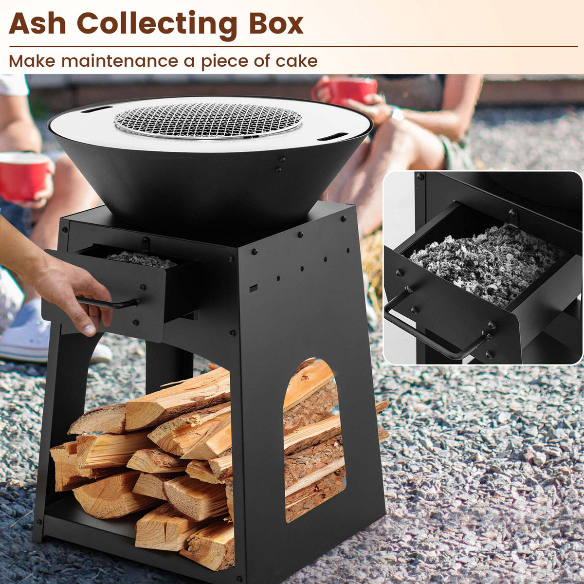 Costway 20 W Charcoal Grill