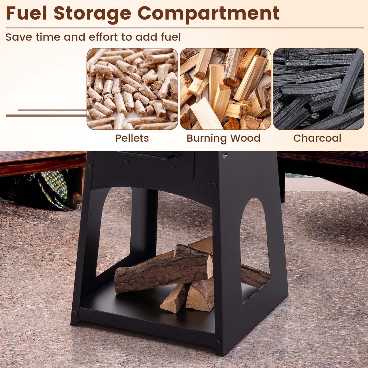 Costway 20 W Charcoal Grill
