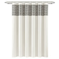 Cotton Striped Shower Curtain
