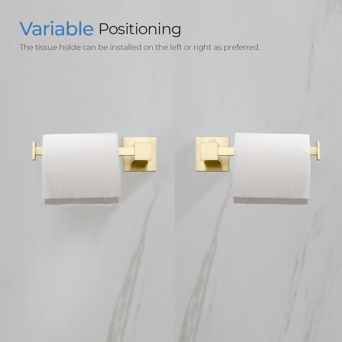 Cube Wall Mounted Toilet Paper Holder KBA1502BG