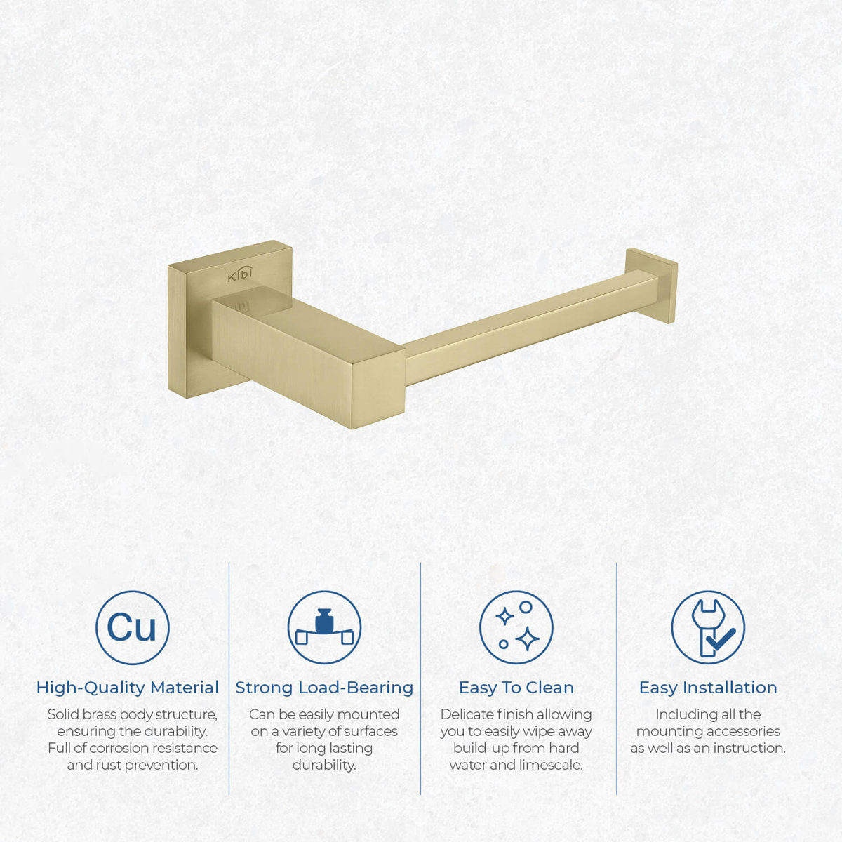 Cube Wall Mounted Toilet Paper Holder KBA1502BG