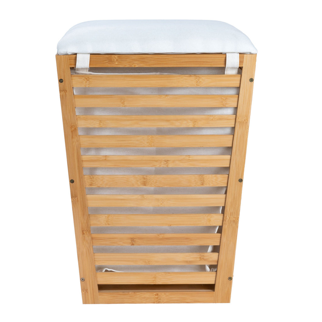 Darcy Bamboo Laundry Hamper