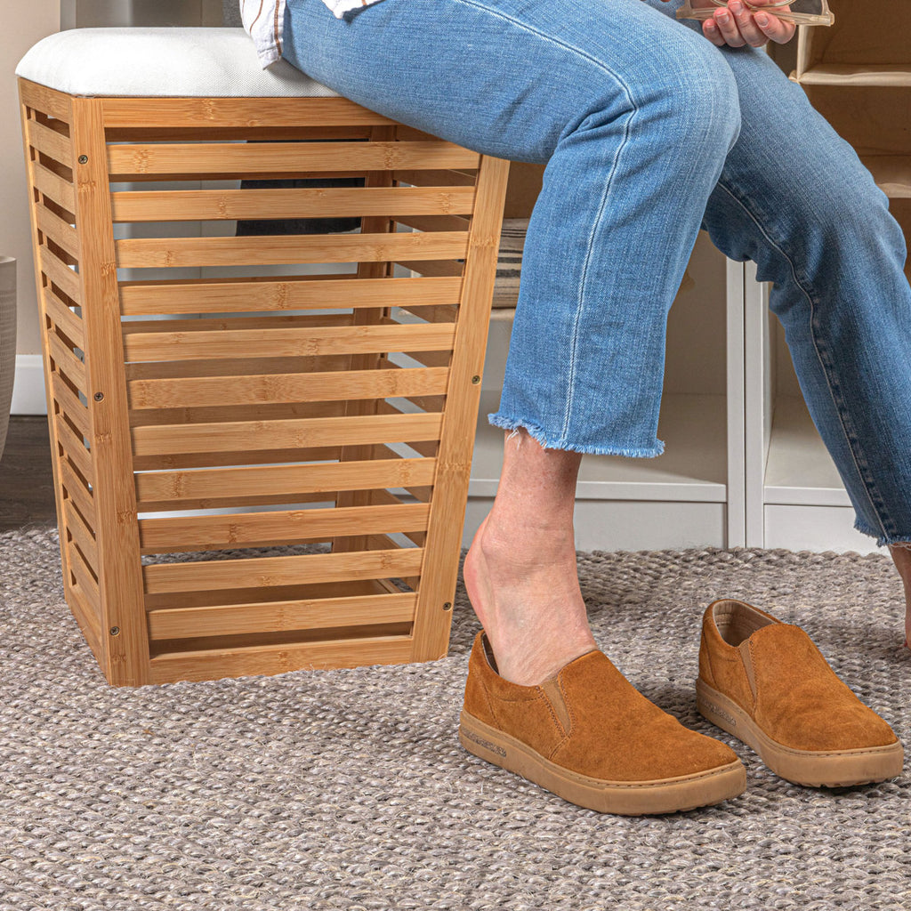 Darcy Bamboo Laundry Hamper