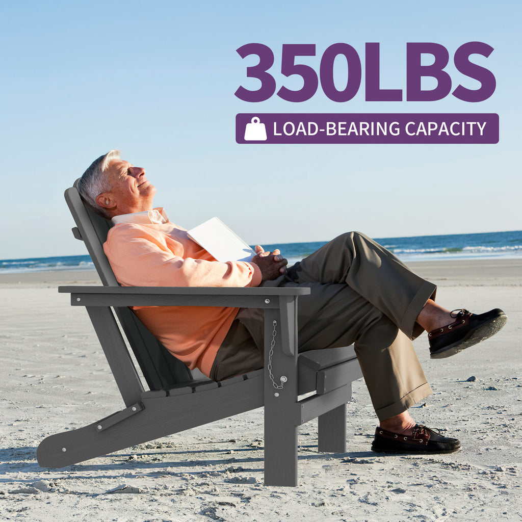 Delman Foldable Outdoor Adirondack Chair
